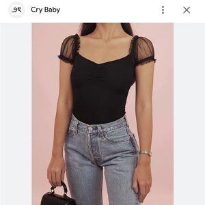 Black swan top from cry baby